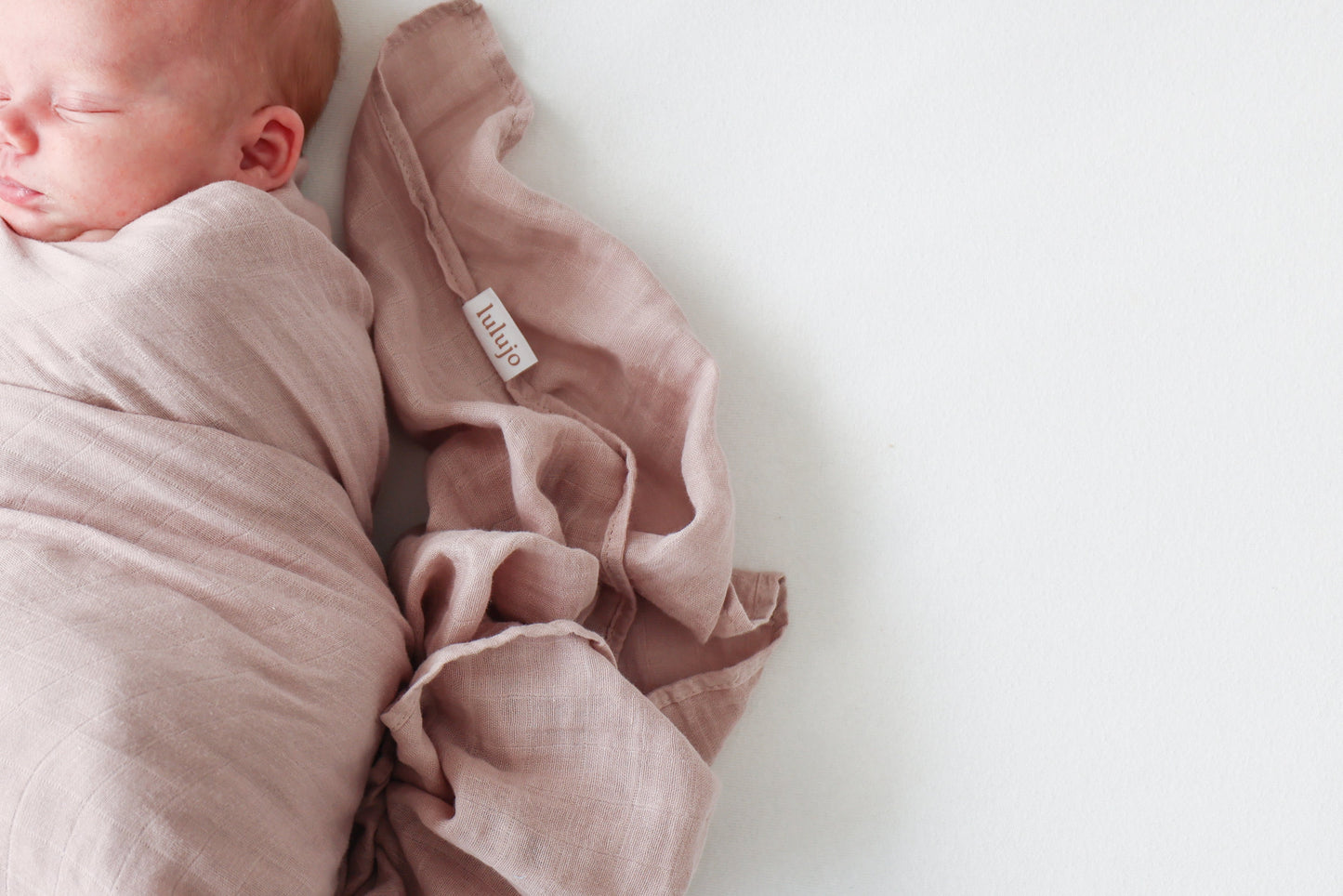 Lulujo - 2 Pack Muslin Swaddles - Mushrooms / Sand (100cm x100cm)