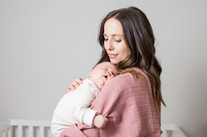 Lulujo - 3 Pack Mini Muslin Cloths - Strawberries