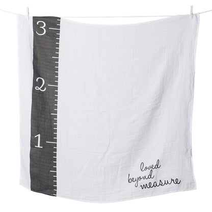 Lulujo - Single Muslin Swaddle & Cards Gift Set- Loved Beyond Measure