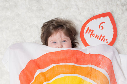 Lulujo - Single Muslin Swaddle & Cards Gift Set- A Dream Come True