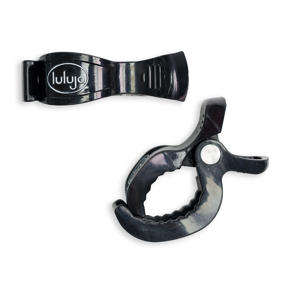 Lulujo - 2 Pack Stroller Clip - Black