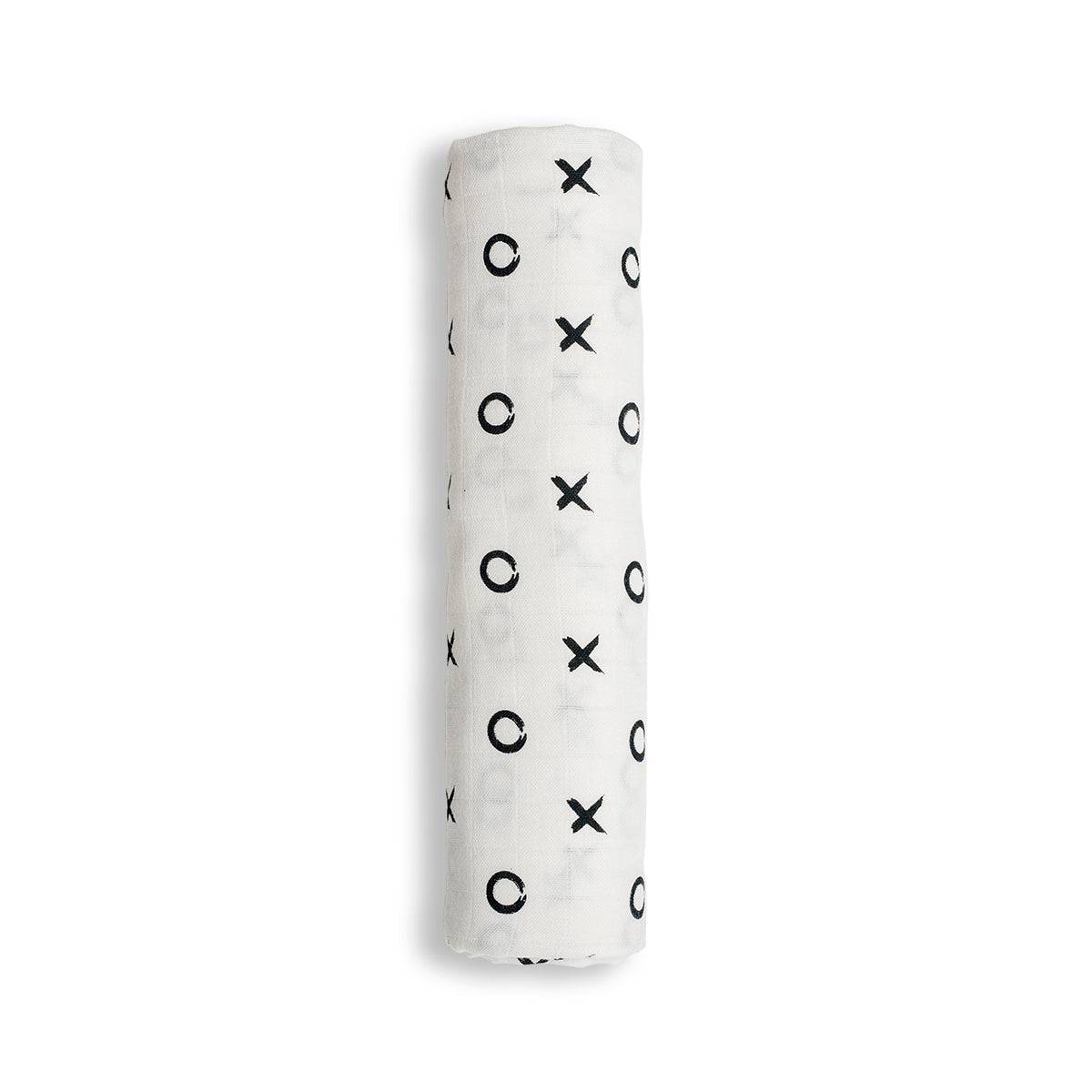 Lulujo - Bamboo Hat and Muslin Swaddle Blanket Gift Set - Hugs & Kisses