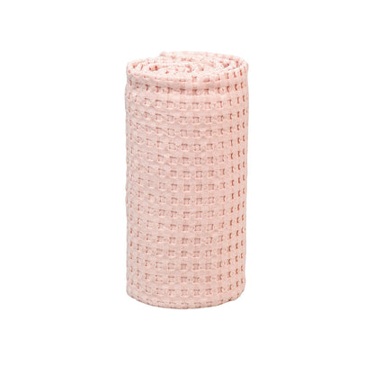 Lulujo -  Waffle Blanket - Pink Ballet Slipper