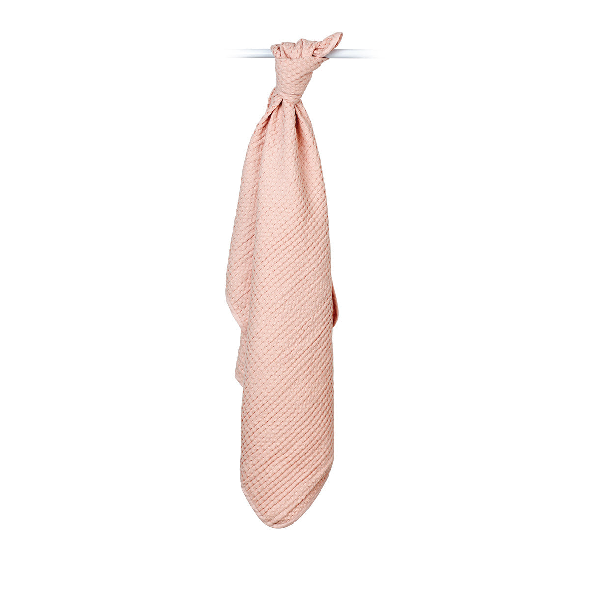 Lulujo -  Waffle Blanket - Pink Ballet Slipper
