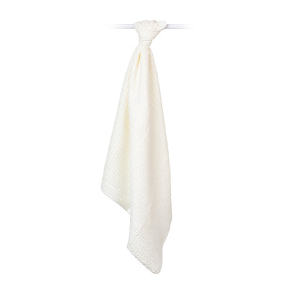 Lulujo -  Waffle Blanket - Cream Vanilla
