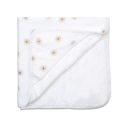 Lulujo - Hooded Towel - Daisies