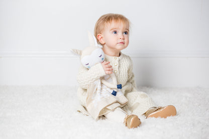 Lulujo - Cotton Muslin Lovie - Llama