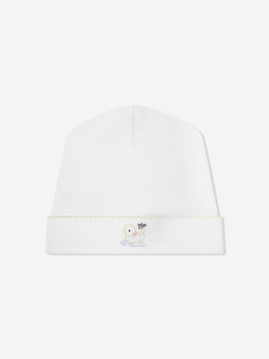 Magnolia Baby Baby Vintage Duckies Embroidered Hat in White