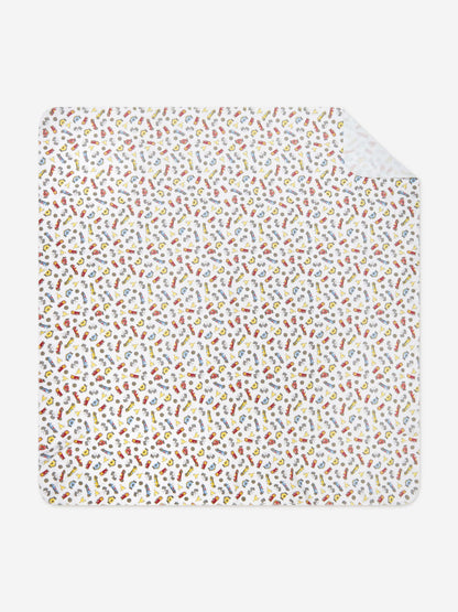 Magnolia Baby Baby Boys Grand Prix Swaddle Blanket in Multicolour