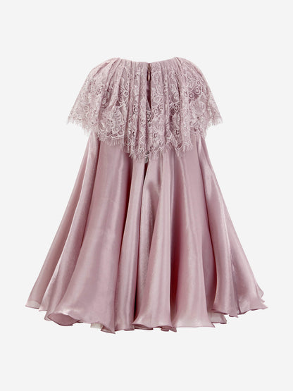 Maison Ava Girls Occasion Dress in Pink
