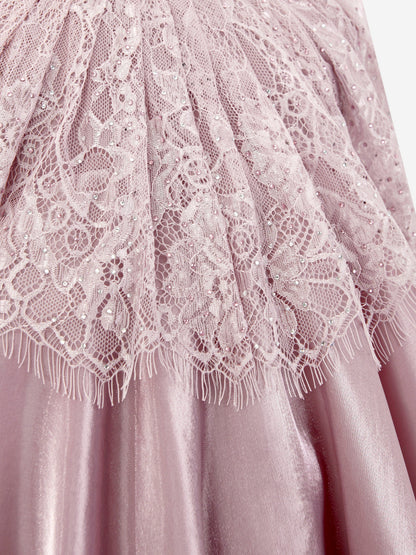 Maison Ava Girls Occasion Dress in Pink