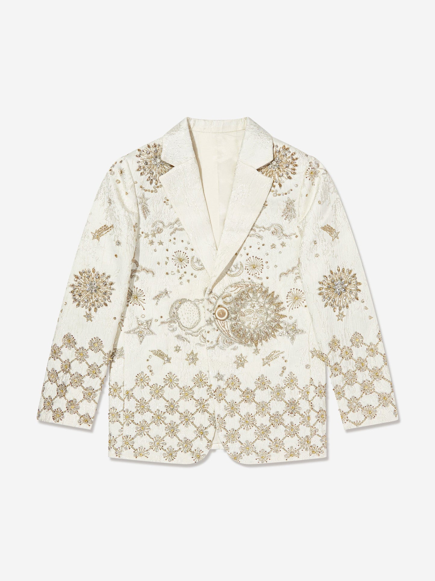 Maison Ava Boys Nash Suit in Ivory