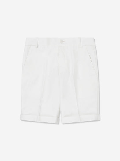 Maison Ava Boys Nick Suit Set in White