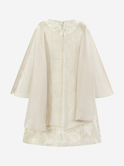 Maison Ava Girls Phoebe Occasion Dress in Gold