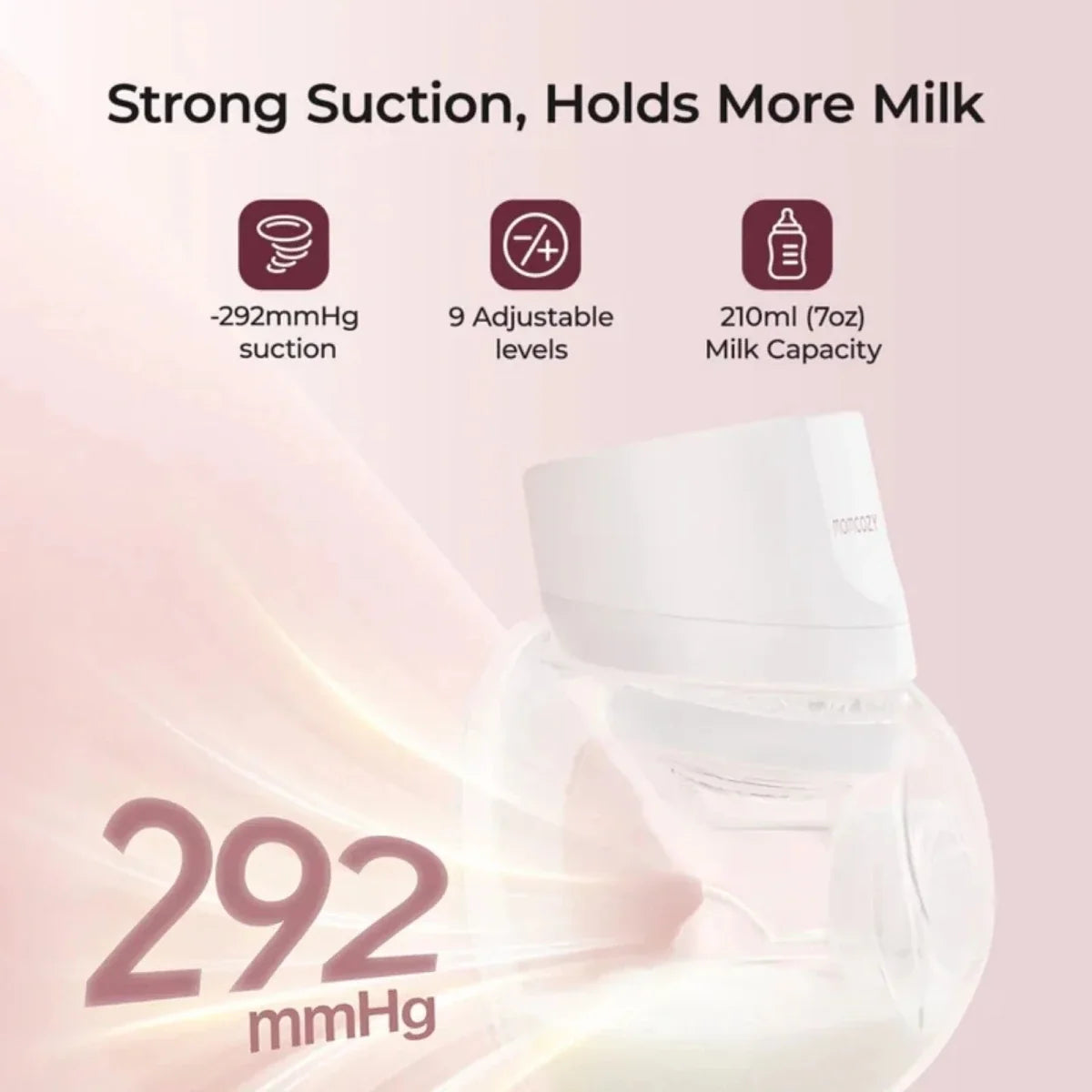 Momcozy S12 Pro+ Wearable Electric Breast Pump Double - White