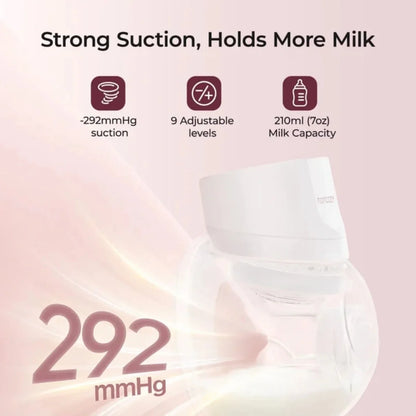 Momcozy S12 Pro+ Wearable Electric Breast Pump Double - White