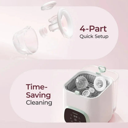 Momcozy S12 Pro+ Wearable Electric Breast Pump Double - White