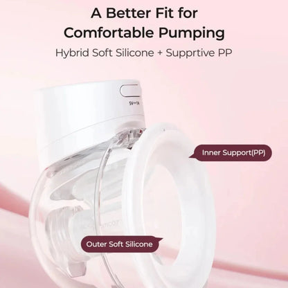 Momcozy S12 Pro+ Wearable Electric Breast Pump Double - White
