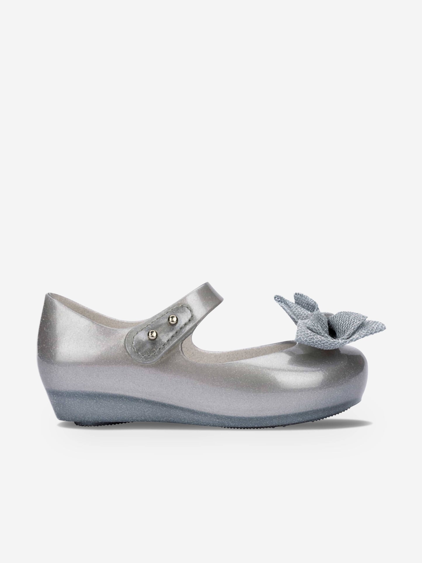 Mini Melissa Girls Ultragirl Sweet XII Shoes in Silver