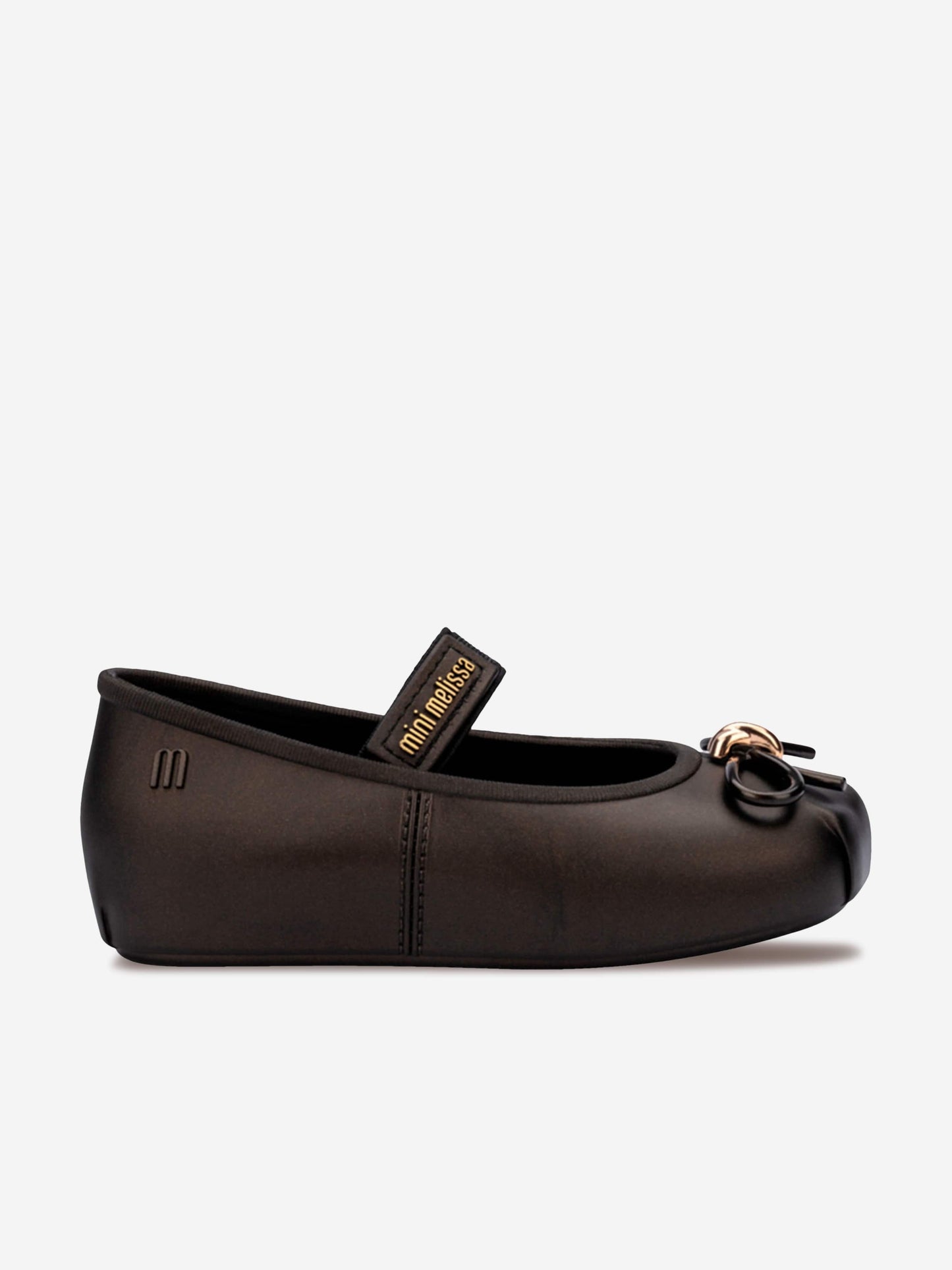 Mini Melissa Girls Sophie Ballet Flats in Brown