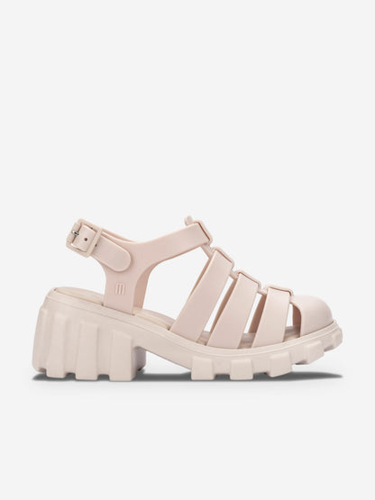 Mini Melissa Girls Megan Sandals in Ivory