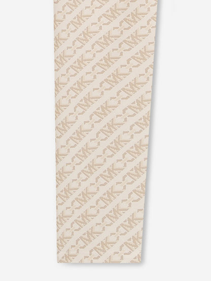 Michael Kors Girls Logo Leggingds in Ivory