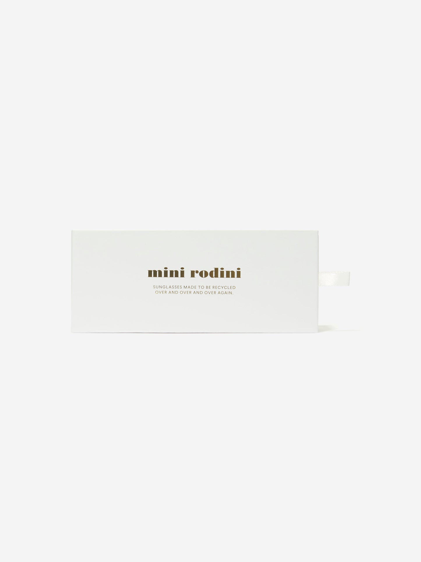 Mini Rodini Girls Round Sunglasses in Beige