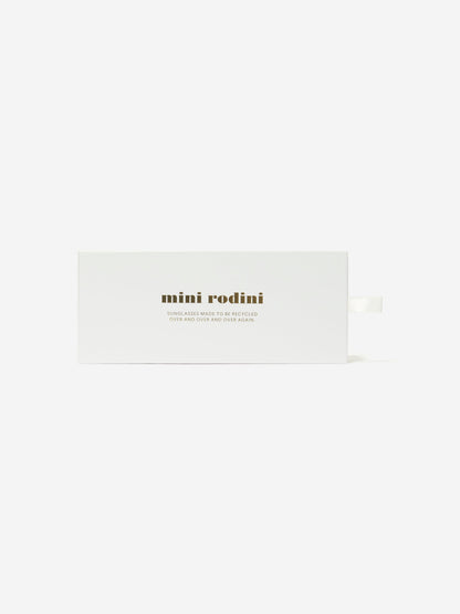 Mini Rodini Girls Round Sunglasses in Beige