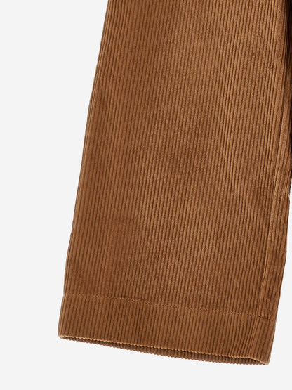 Monnalisa Girls Corduroy Wide Leg Trousers in Brown