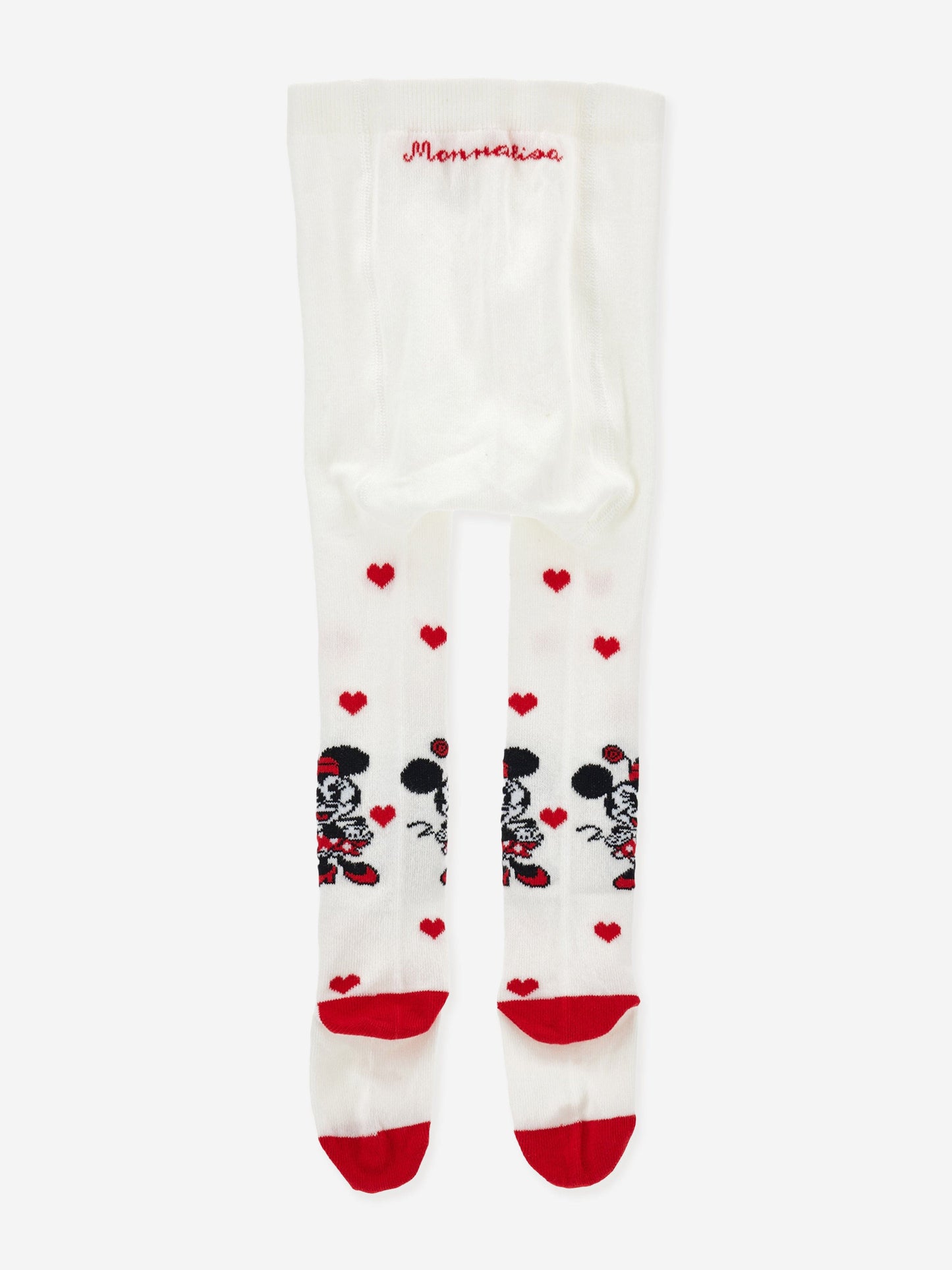 Monnalisa Baby Girls Minnie Mouse Tights in White