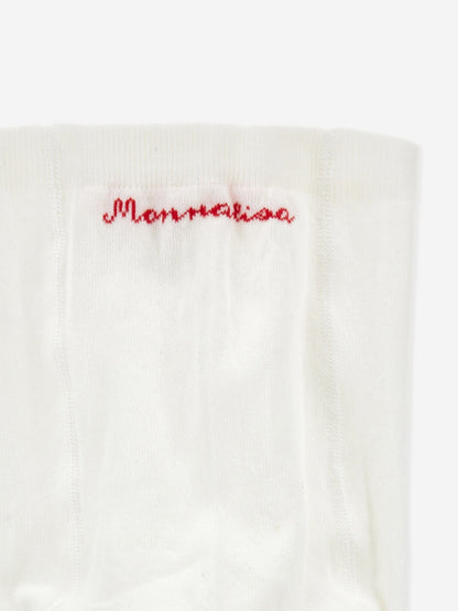Monnalisa Baby Girls Minnie Mouse Tights in White