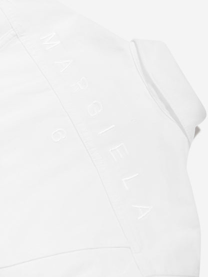 MM6 Maison Margiela Kids Denim Jacket in Ivory