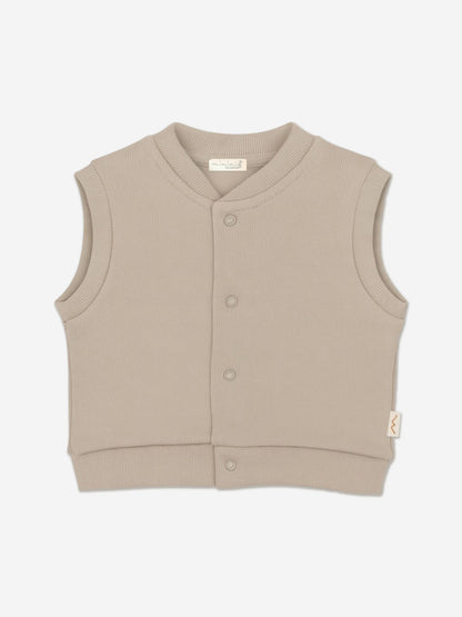 Mininio Baby Organic Cotton Vest in Beige