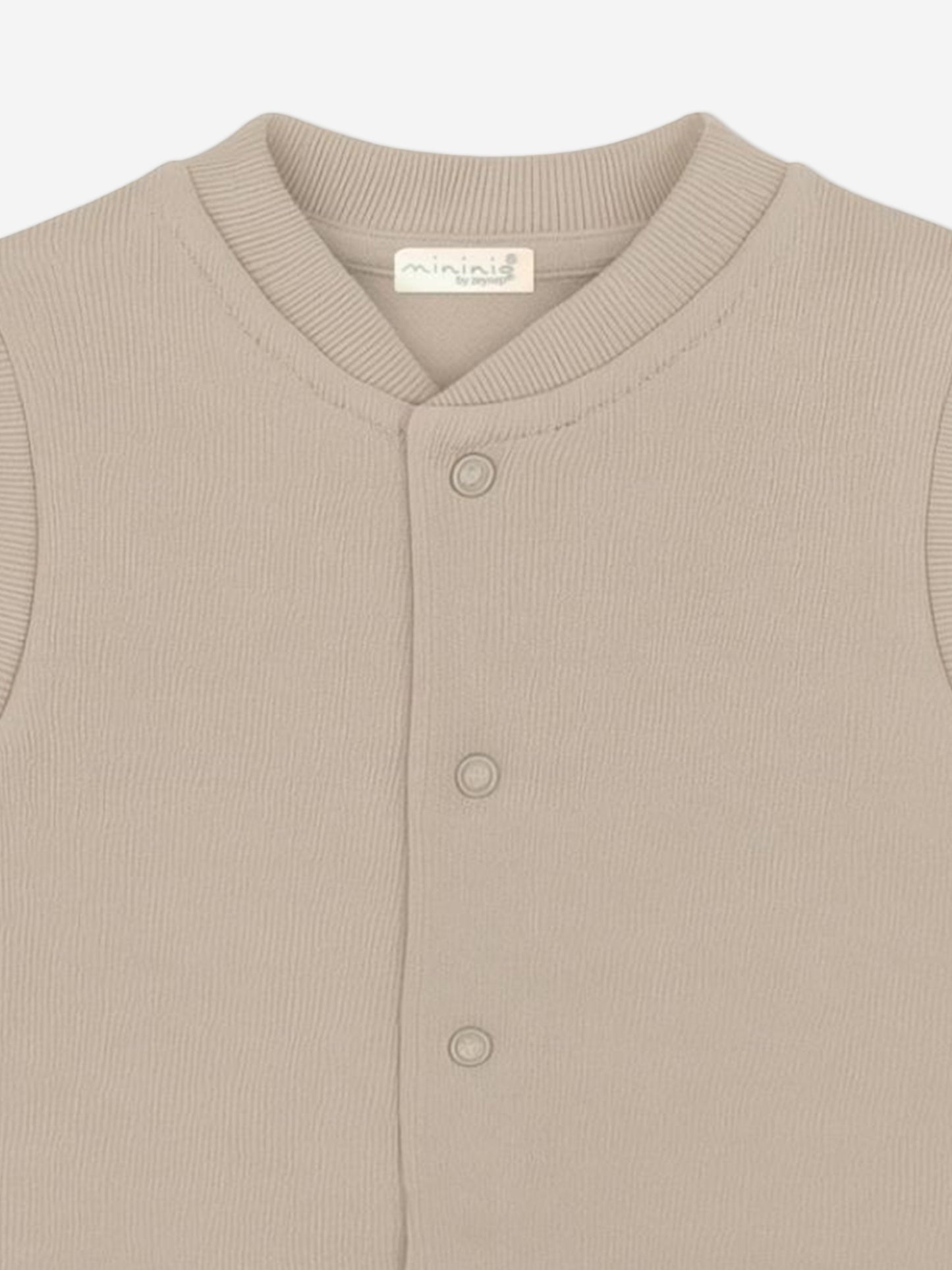 Mininio Baby Organic Cotton Vest in Beige