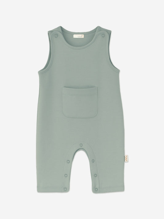 Mininio Baby Organic Cotton Romper in Green