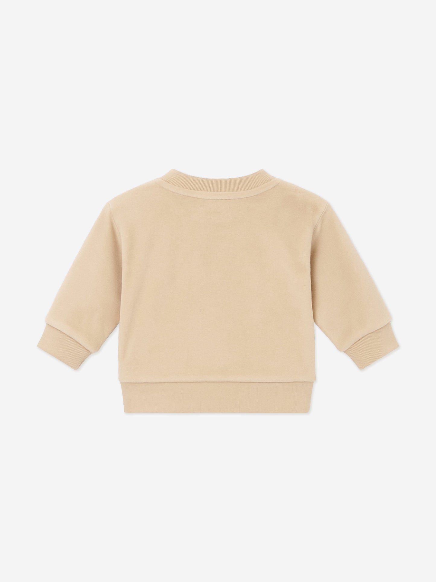Mininio Baby Cotton Fleece Tracksuit in Beige
