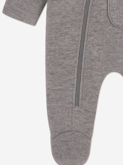Mininio Baby Boys Pramsuit in Grey