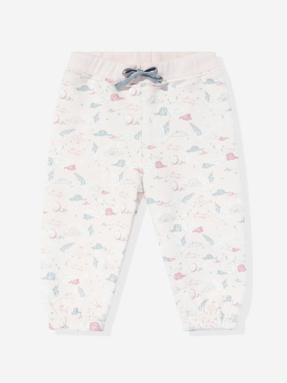 Mininio Baby Girls Ruffle Trouser Set in Blue