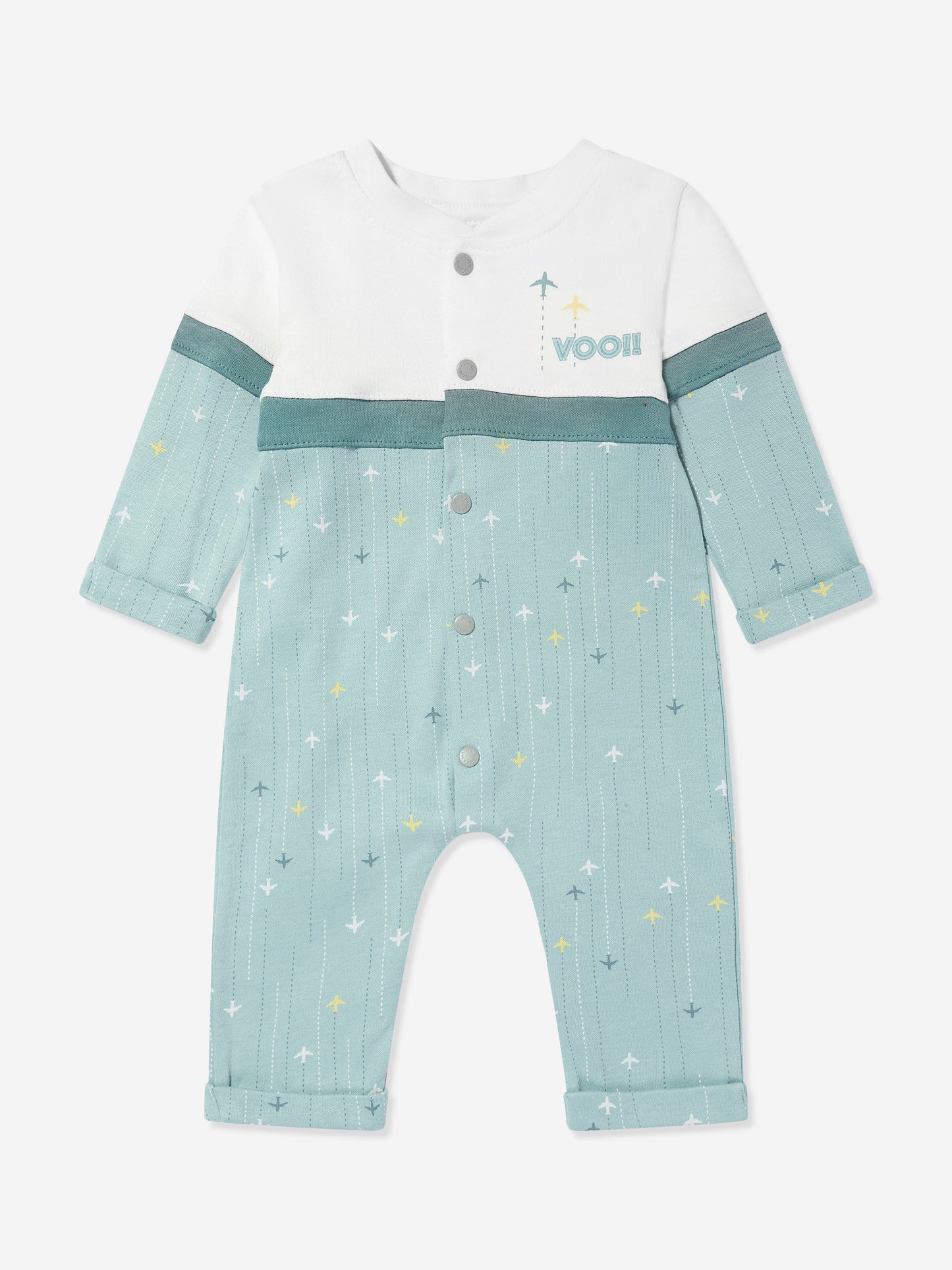 Mininio Baby Boys Knitted Overall in Green