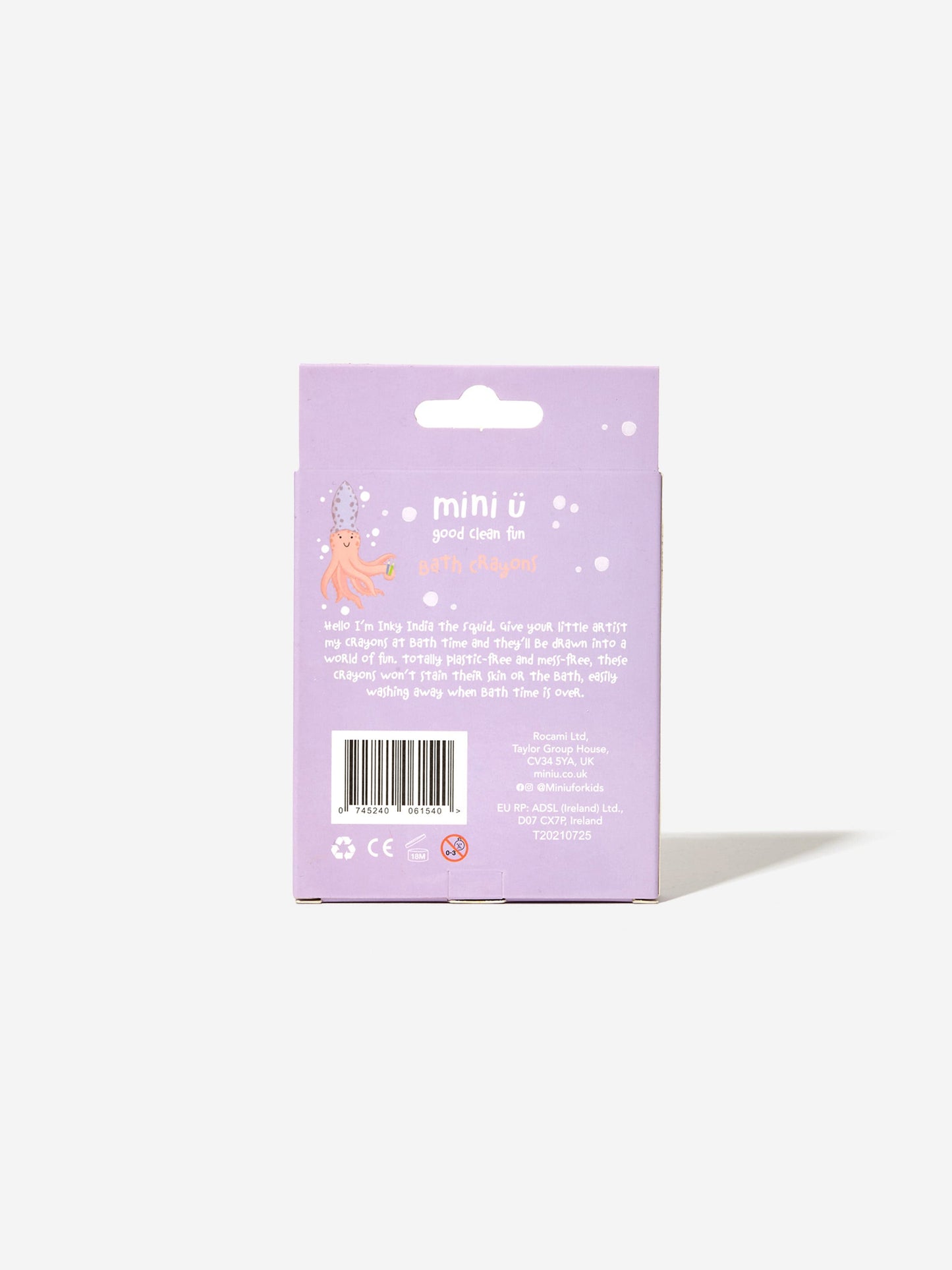 Mini U Kids Bath Crayons in Multicolour