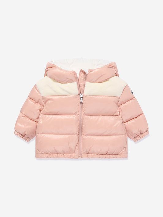 Moncler Enfant Baby Girls Down Padded Lakisha Jacket in Pink