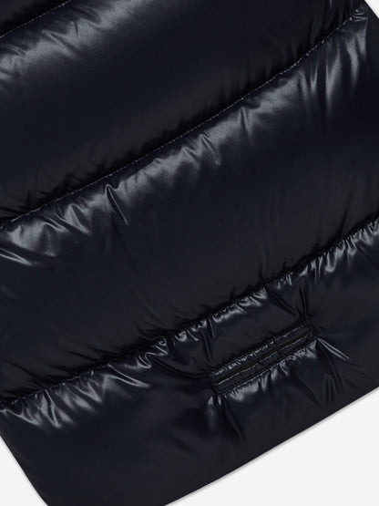 Moncler Enfant Baby Down Padded Nest in Navy