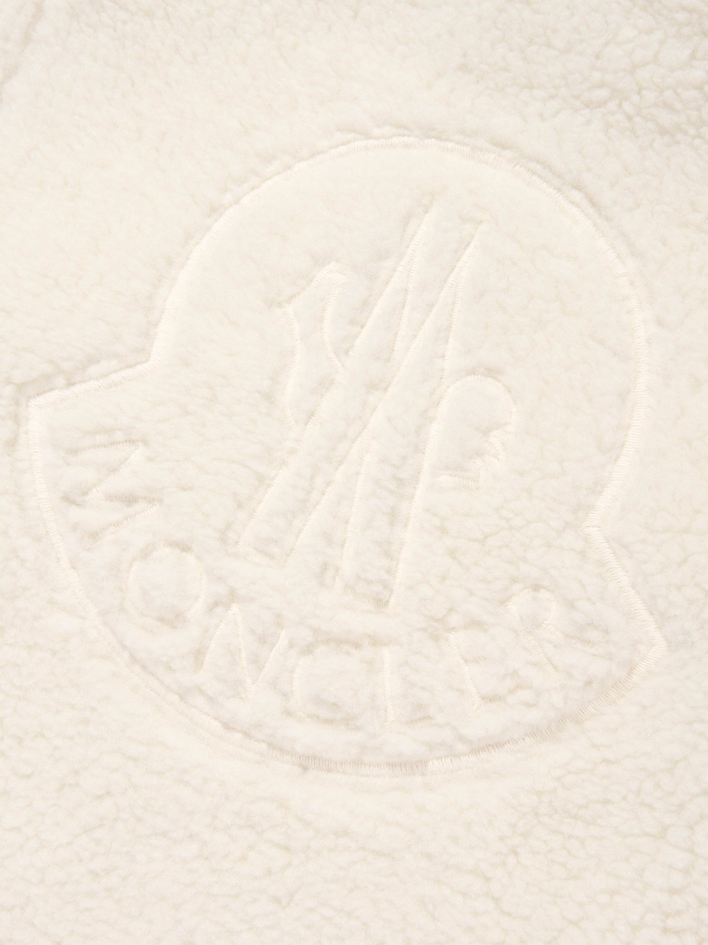 Moncler Enfant Boys Zip Up Cardigan in Ivory