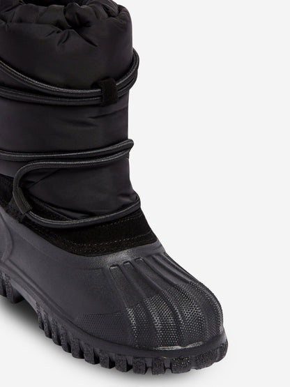 Moncler Enfant Kids Grenoble Chris Snow Boots in Black