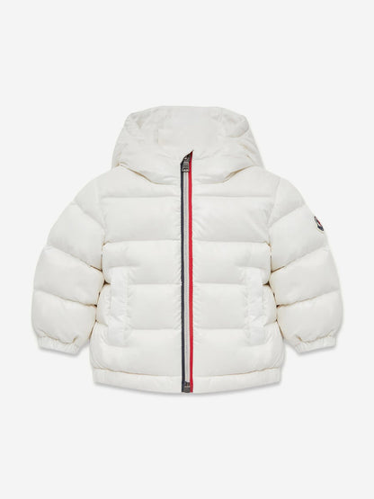 Moncler Enfant Baby Boys Down Padded New Aubert Jacket in White