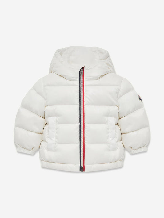 Moncler Enfant Baby Boys Down Padded New Aubert Jacket in White
