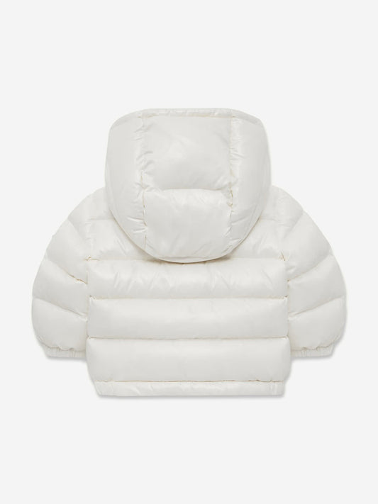 Moncler Enfant Baby Boys Down Padded New Aubert Jacket in White