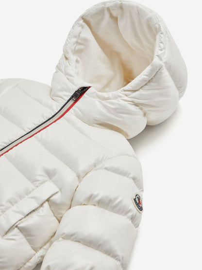 Moncler Enfant Baby Boys Down Padded New Aubert Jacket in White