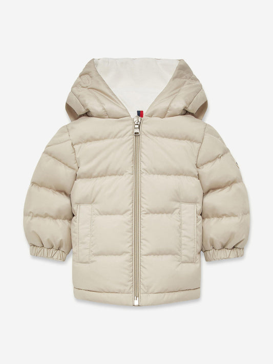 Moncler Enfant Baby Boys Down Padded Najan Jacket in Beige
