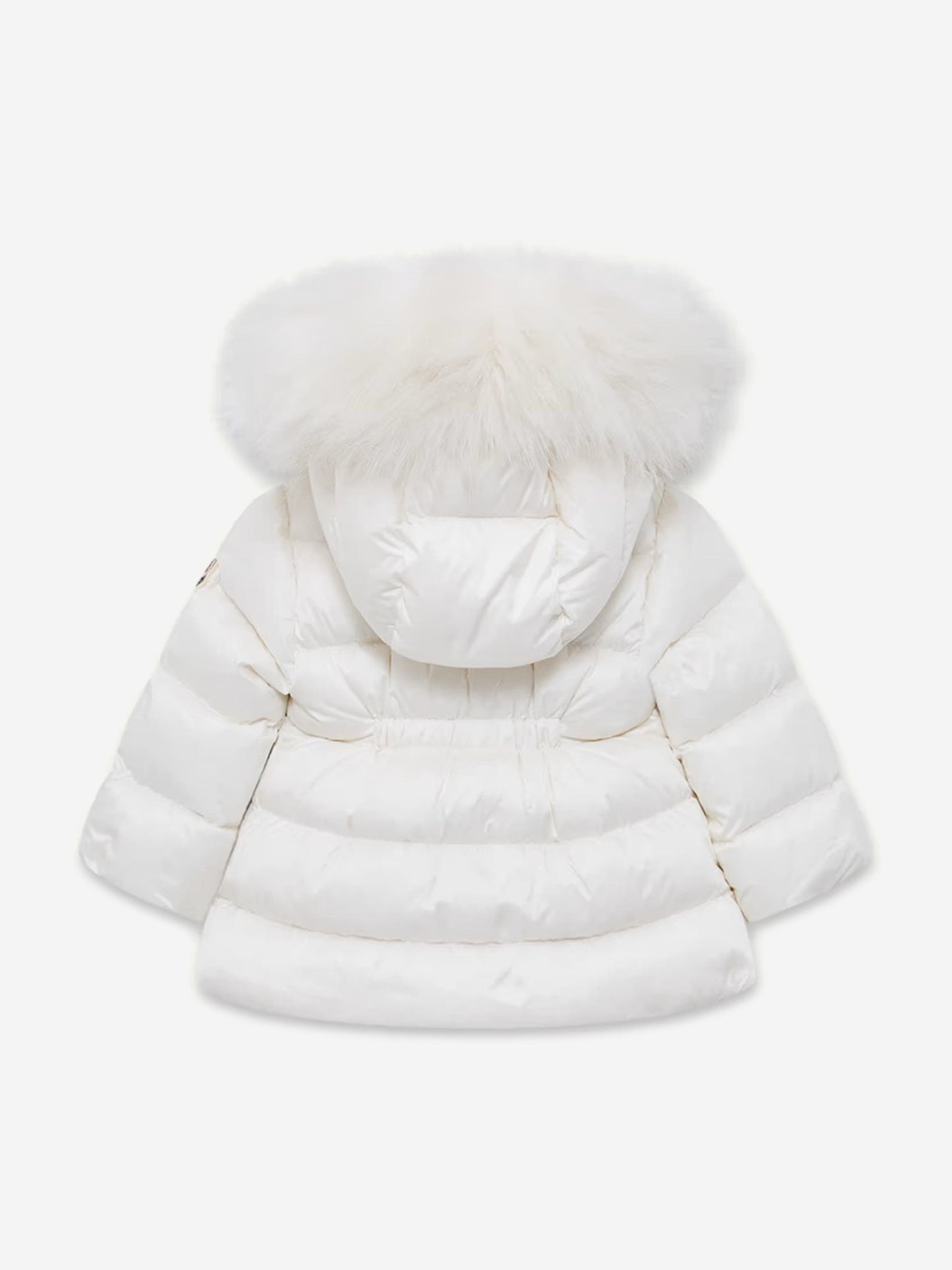 Moncler Enfant Baby Girls Down Padded Obie Jacket in Ivory